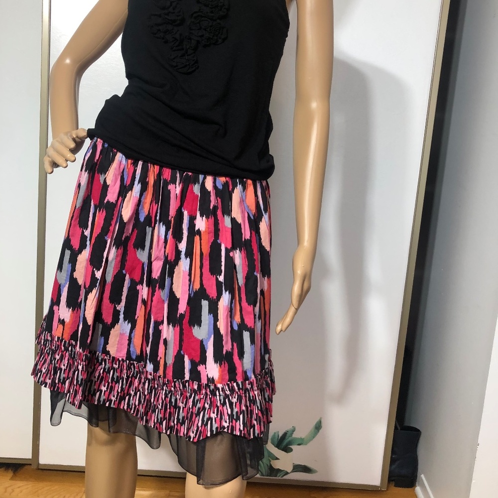 Colorful short skirt
